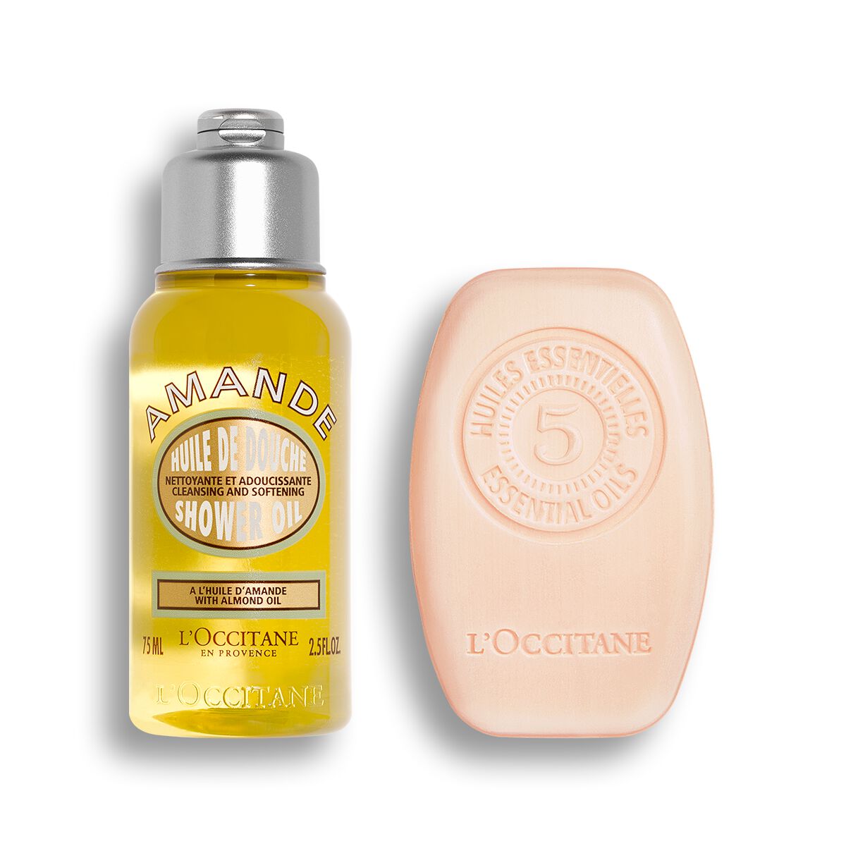 Duo Shampoing Solide Réparation Intense et Huile de Douche Amande - L'Occitane en Provence von L'Occitane en Provence