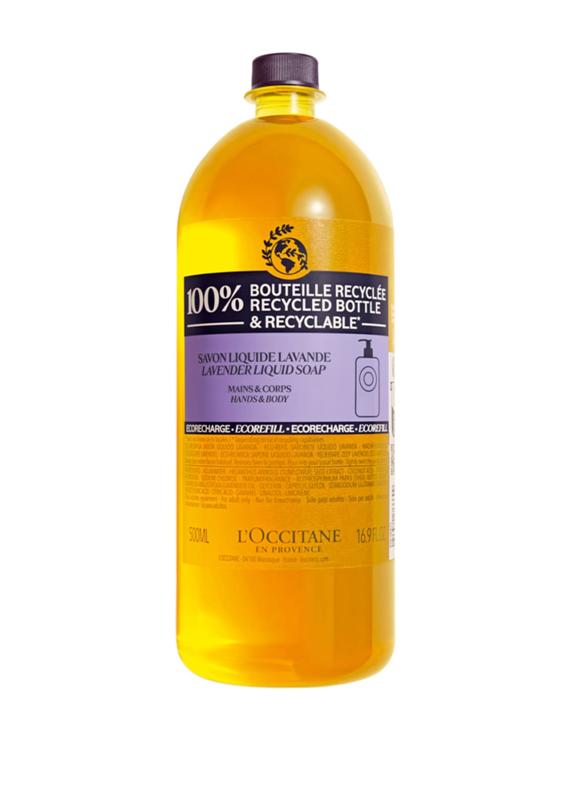 L'occitane Shea Lavendel Refill Körperreinigung 500 ml von L'Occitane