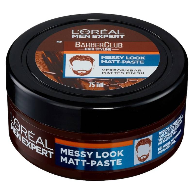 L´OrÉal Men Expert  L´OrÉal Men Expert Barber Club Messy Look Matt Paste haarwachs 75.0 ml von L´OrÉal Men Expert