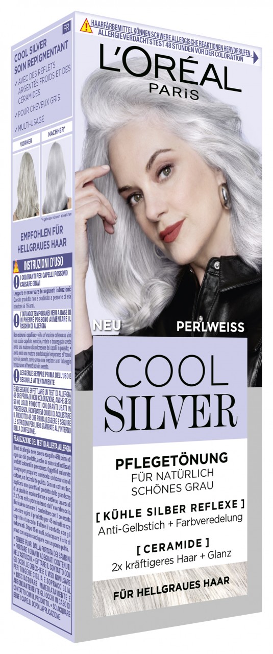 Cool Silver - Pflegetönung 02 Pearlweiss von L'Oréal Paris