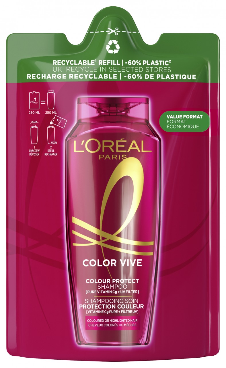 Elseve Haircare - Color Glanz Pflegeschutz Pflege Shampoo Nachfüllpack von L'Oréal Paris