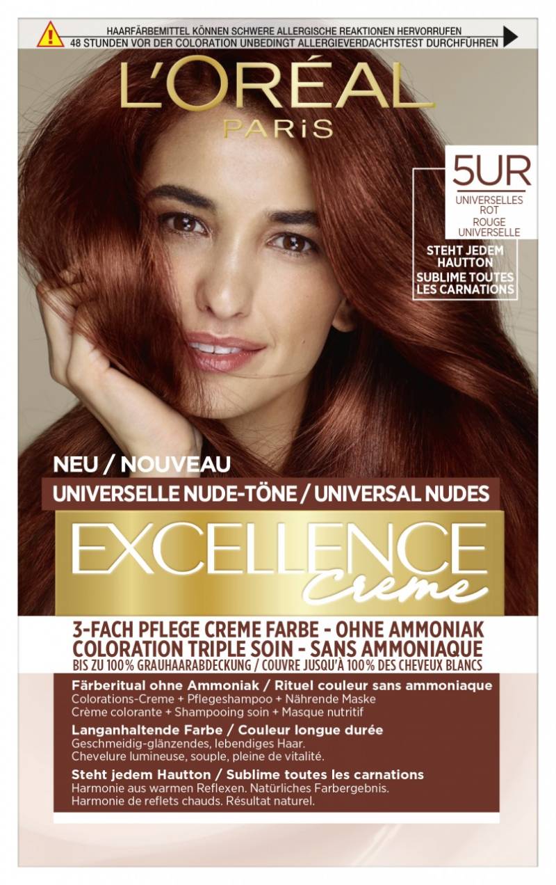 L'Oréal Excellence Color - Excellence Universale Nude-Töne 5UR Universelles Rot von L'Oréal Paris