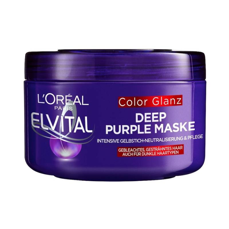 L’Oréal Paris Elvital L’Oréal Paris Elvital Color Glanz Deep Purple Mask haarbalsam 250.0 ml von L’Oréal Paris