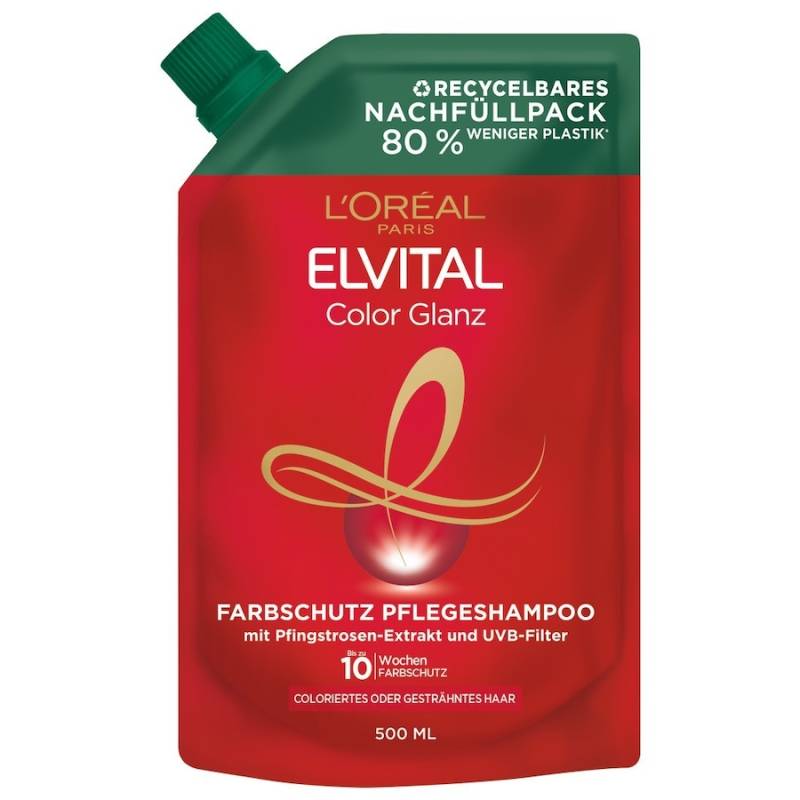 L’Oréal Paris Elvital L’Oréal Paris Elvital Color Glanz Nachfüllpack haarshampoo 500.0 ml von L’Oréal Paris