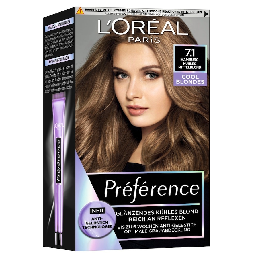 L’Oréal Paris Preference L’Oréal Paris Preference Cool Blondes haarfarbe 1.0 pieces von L’Oréal Paris