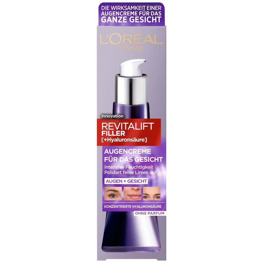 L’Oréal Paris Revitalift L’Oréal Paris Revitalift Filler Anti-Aging Hyaluron für das Gesicht augencreme 30.0 ml von L’Oréal Paris