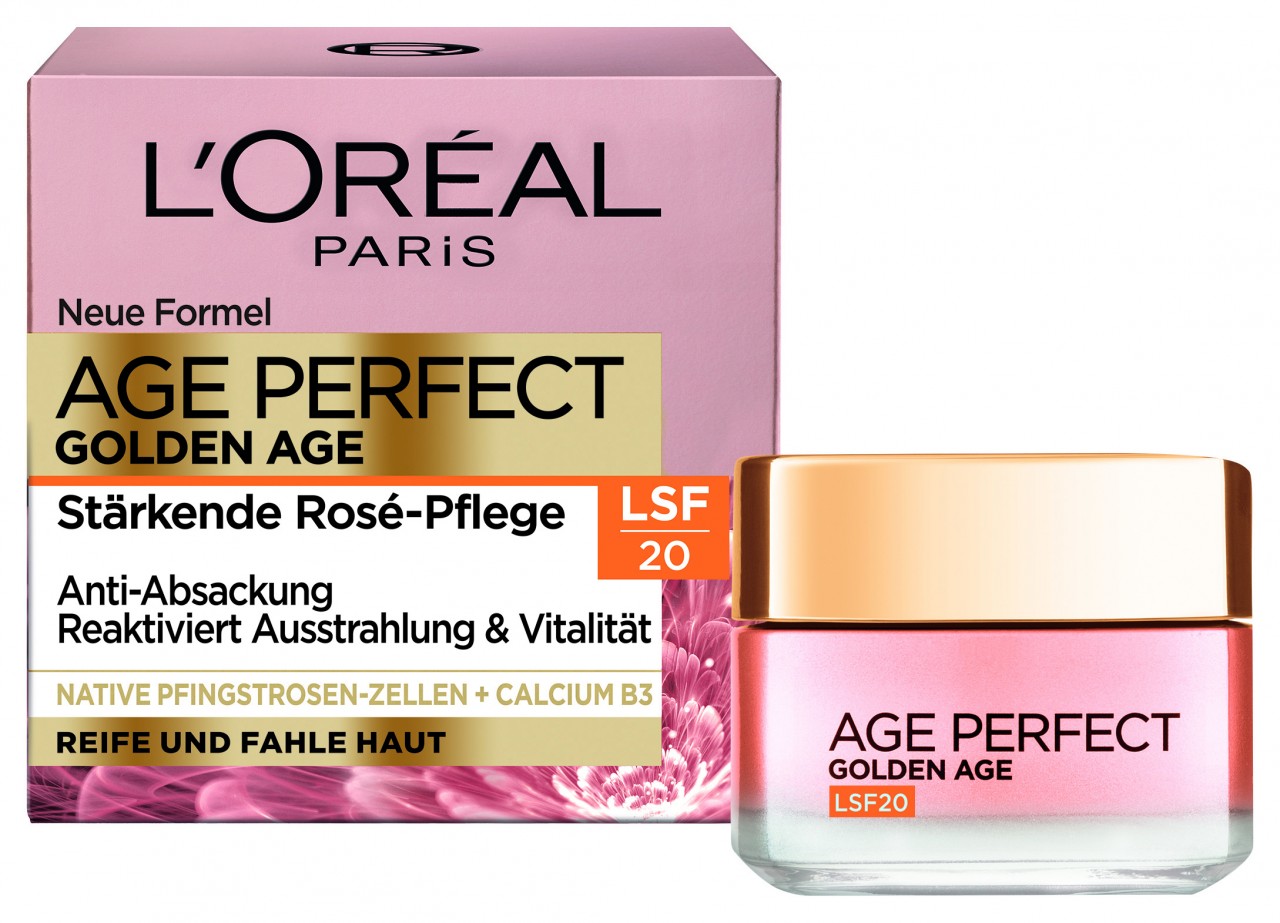 L'Oreal Skincare - Age Perfect Golden Age Stärkende Rosé-pflege Lsf 20 von L'Oréal Paris