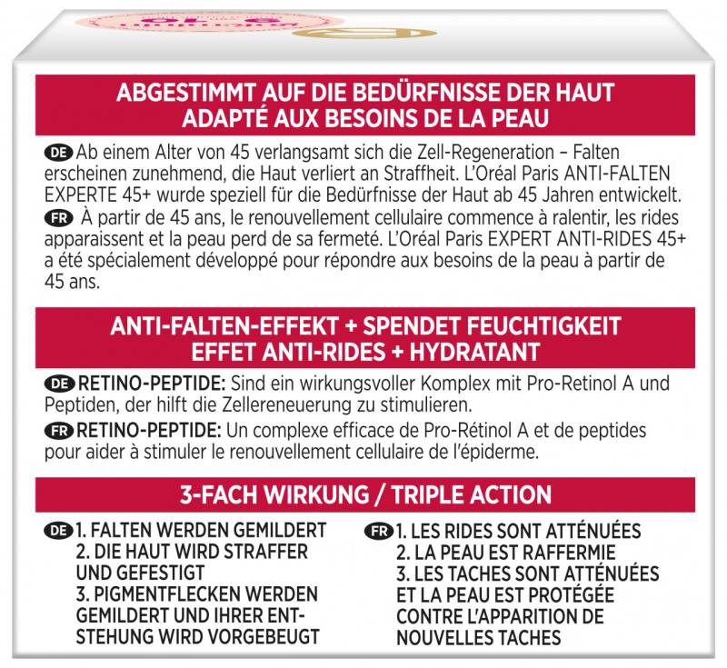 L'Oreal Skincare - Anti-falten Experte Intensiv-pflege Tagescreme 45+ Lsf 20 von L'Oréal Paris