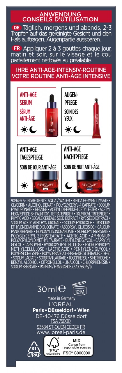 L'Oreal Skincare - Revitalift Laser Tri-peptid Anti-age Serum von L'Oréal Paris