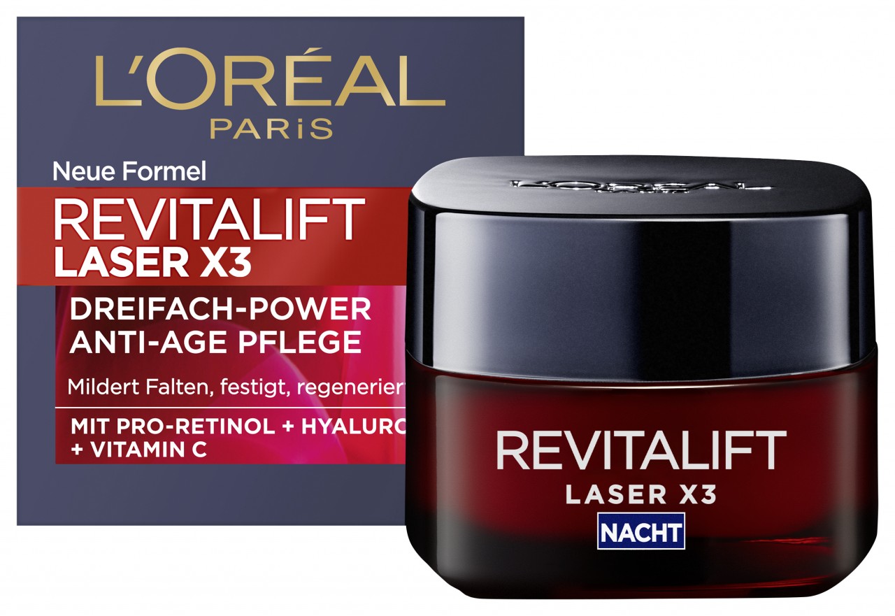 L'Oreal Skincare - Revitalift Laser X3 Dreifach-power Anti-age Pflege Nacht von L'Oréal Paris