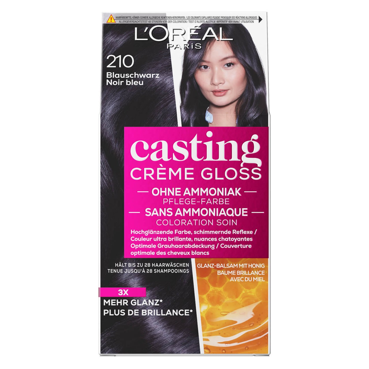 LOréal Casting - Crème Gloss 210 Blauschwarz LOréal Casting - Crème Gloss 210 Blauschwarz von L'Oréal Paris