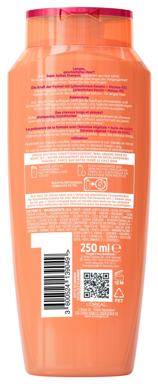 LOréal Elseve Haircare - Dream Length Super Aufbau Shampoo LOréal Elseve Haircare - Dream Length Super Aufbau Shampoo von L'Oréal Paris
