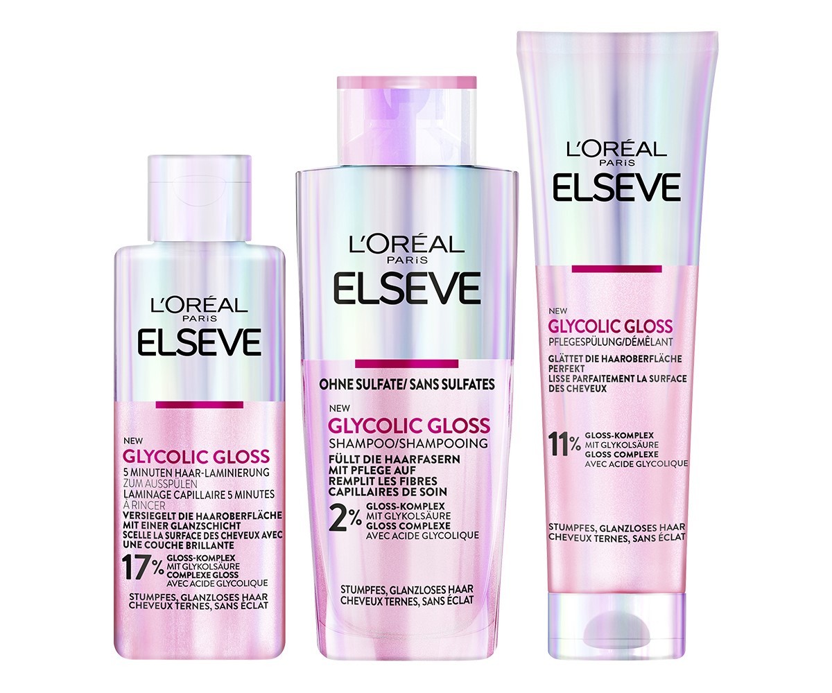 LOréal Elseve Haircare - Glycolic Gloss Set Trio von L'Oréal Paris