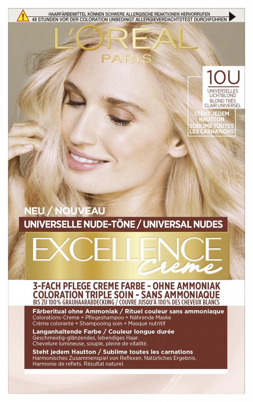 LOréal Excellence Color - Universale Nude-Töne 10U Lichtblond von L'Oréal Paris