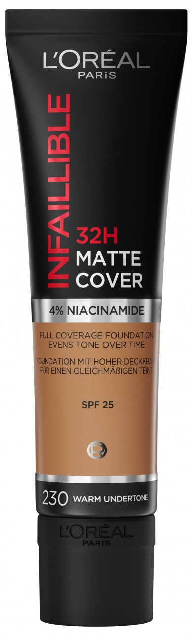 LOréal Infaillible - 32H Matte Cover 230 Warm Undertone von L'Oréal Paris