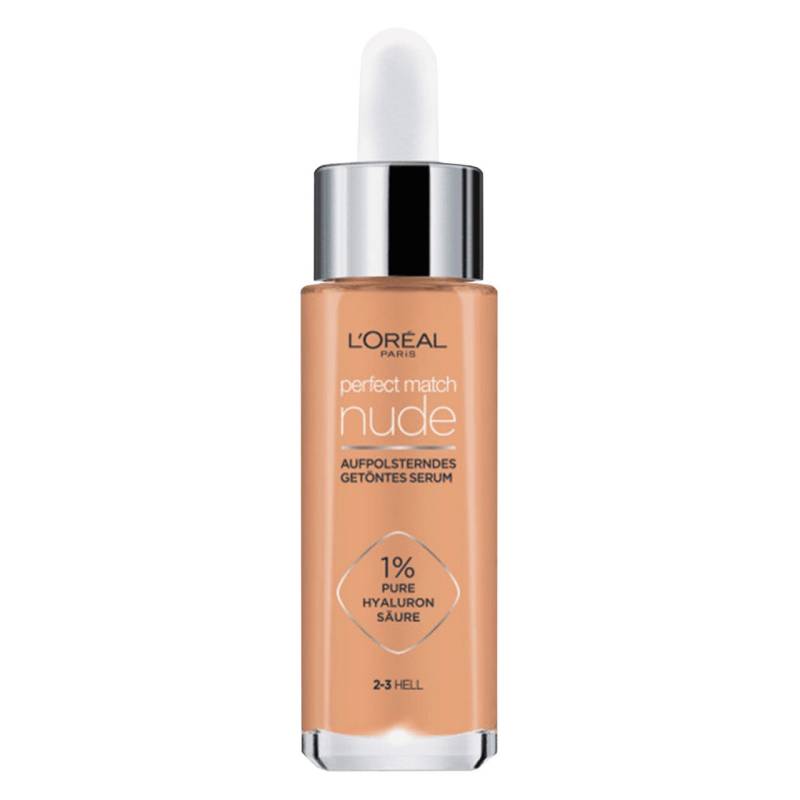 LOréal Perfect Match - Nude Aufpolsterndes Getöntes Serum 2-3 Hell von L'Oréal Paris