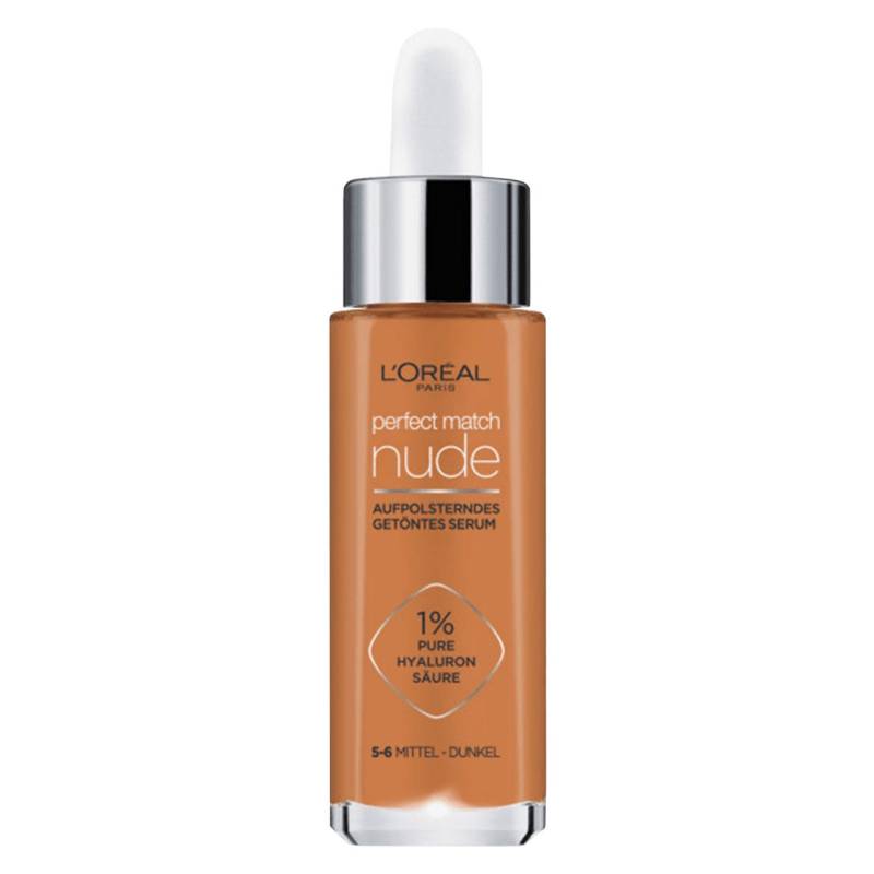 LOréal Perfect Match - Nude Aufpolsterndes Getöntes Serum 5-6 Mittel von L'Oréal Paris