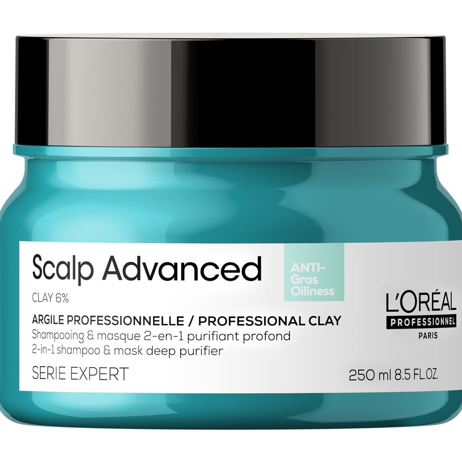 L´Oréal Professionnel Paris Serie Expert Scalp Advanced L´Oréal Professionnel Paris Serie Expert Scalp Advanced Anti-Oiliness 2in1 Deep Purifier Clay haarmaske 250.0 ml von L´Oréal Professionnel Paris