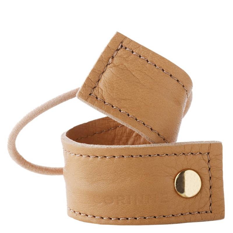 Corinne World - Leather Band Short Bendable Camel von CORINNE