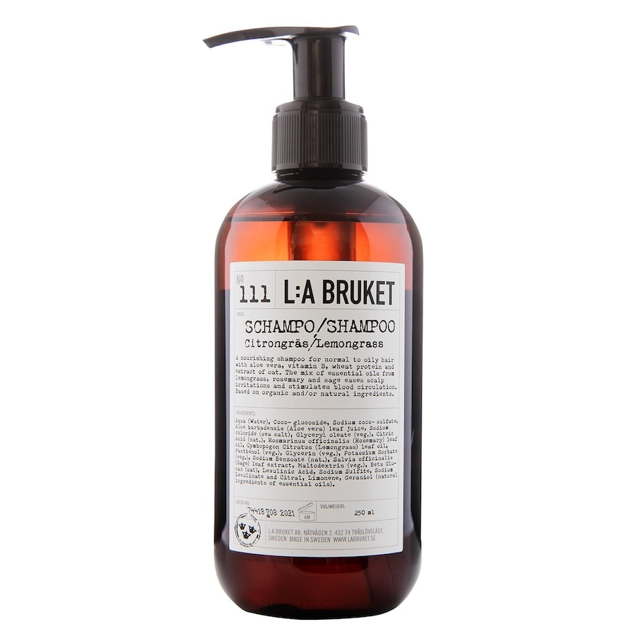 L:A BRUKET  L:A BRUKET No. 111 Lemongrass haarshampoo 240.0 ml von L:A BRUKET