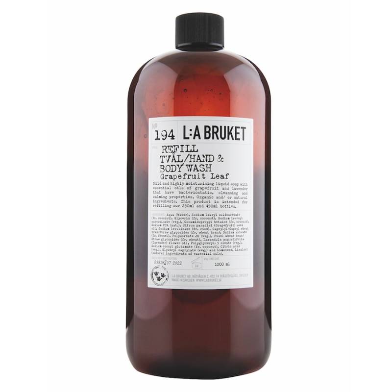 L:A BRUKET  L:A BRUKET No. 194 Refill Hand & Body Wash Grapefruit Leaf koerperseife 1000.0 ml von L:A BRUKET