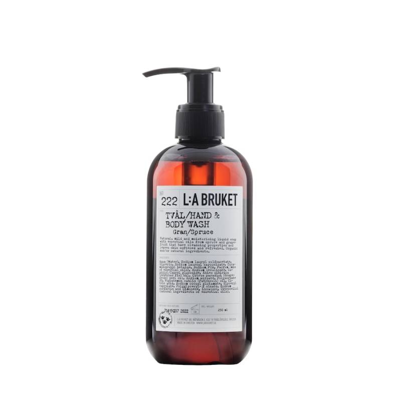 L:A BRUKET  L:A BRUKET No. 222 Hand & Body Wash Spruce handreinigung 240.0 ml von L:A BRUKET