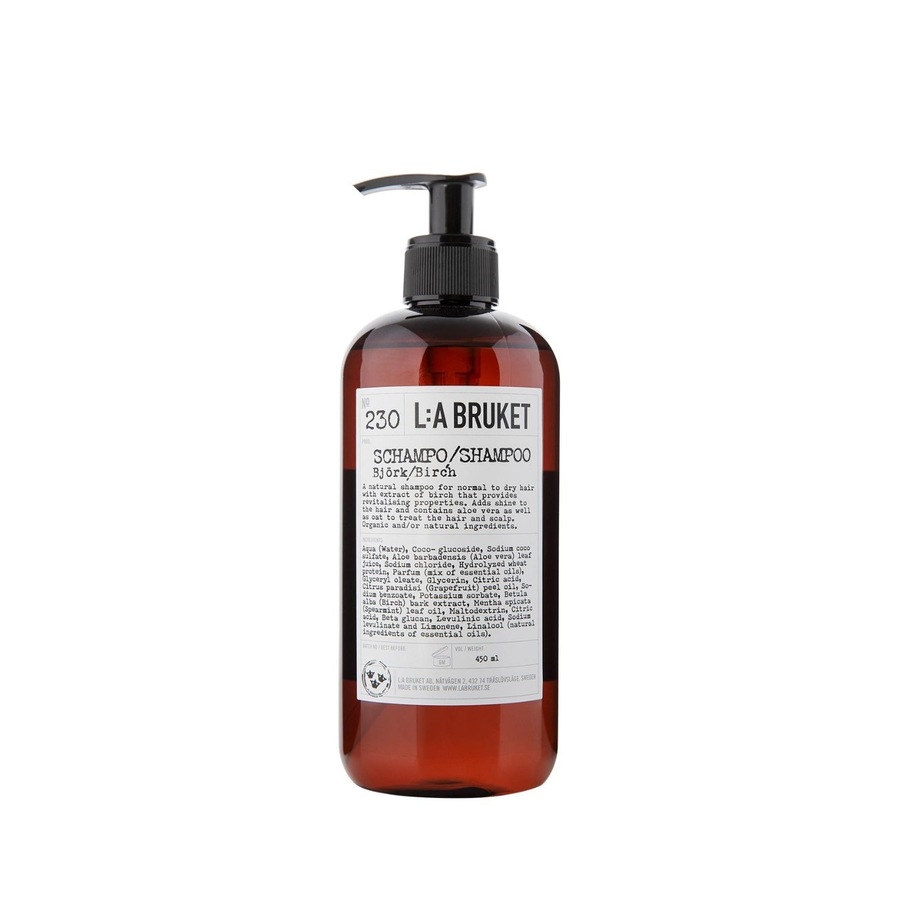 L:A BRUKET L:A BRUKET No. 230 Birch haarshampoo 450.0 ml L:A BRUKET L:A BRUKET No. 230 Birch haarshampoo 450.0 ml von L:A BRUKET