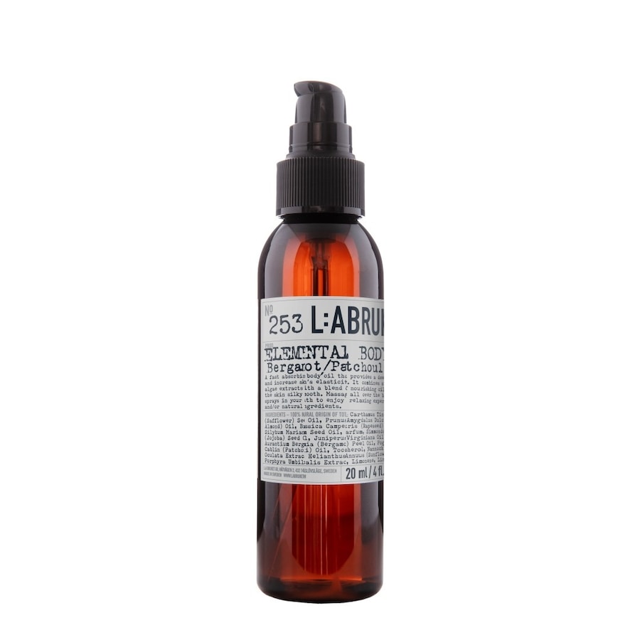 L:A BRUKET  L:A BRUKET No. 253 Elemental Body oil Bergamot/Patchouli koerperoel 190.0 ml von L:A BRUKET