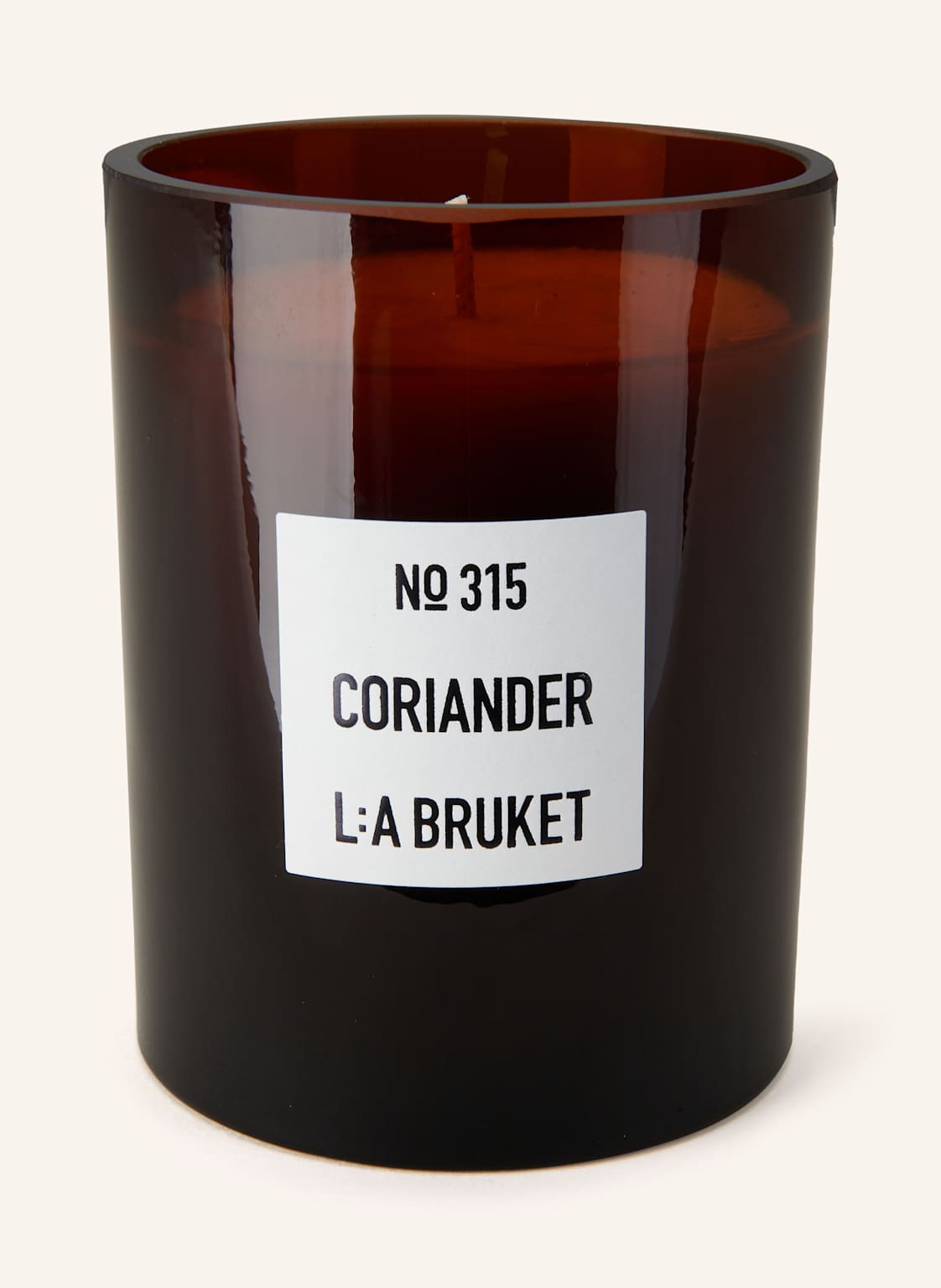 L:A Bruket Duftkerze Coriander braun von L:A BRUKET