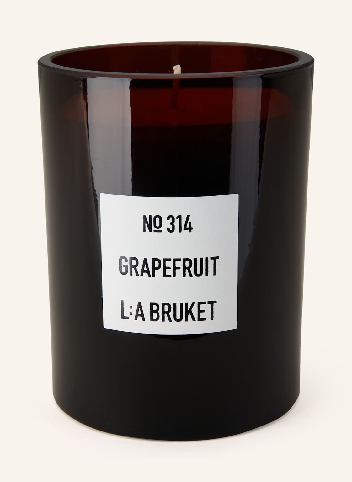 L:A Bruket Duftkerze Grapefruit braun von L:A BRUKET