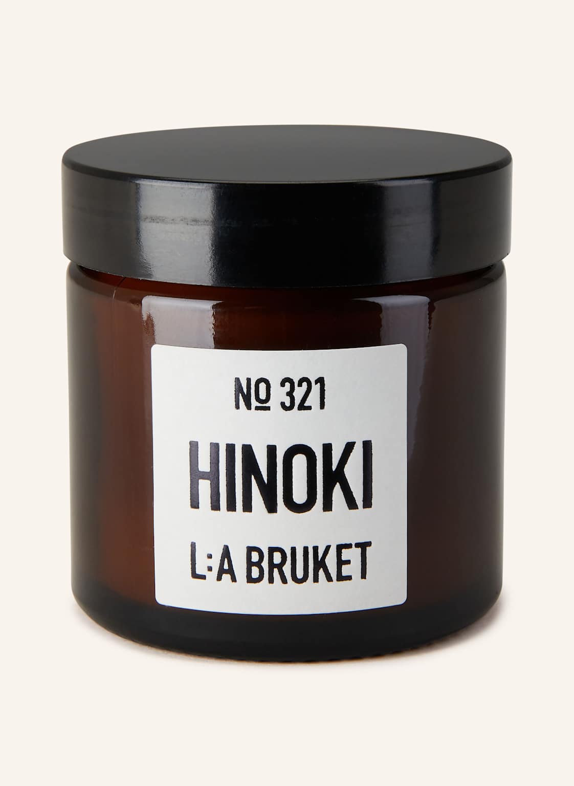 L:A Bruket Duftkerze Hinoki braun von L:A BRUKET