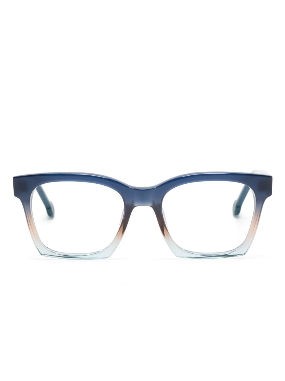 L.A. EYEWORKS Marcel square-frame glasses - Blue von L.A. EYEWORKS