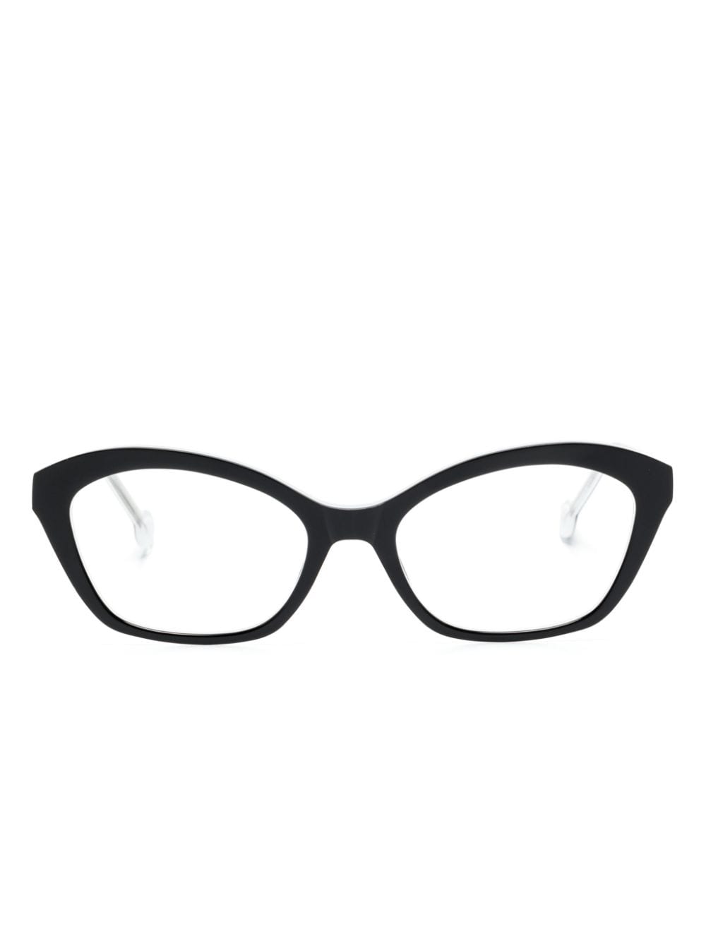 L.A. EYEWORKS Pancake cat-eye glasses - Black von L.A. EYEWORKS