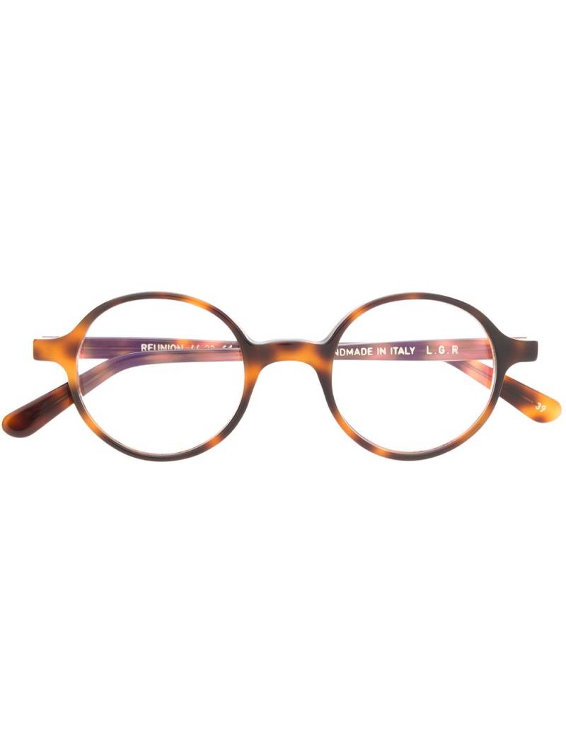 L.G.R round frame glasses - Brown von L.G.R