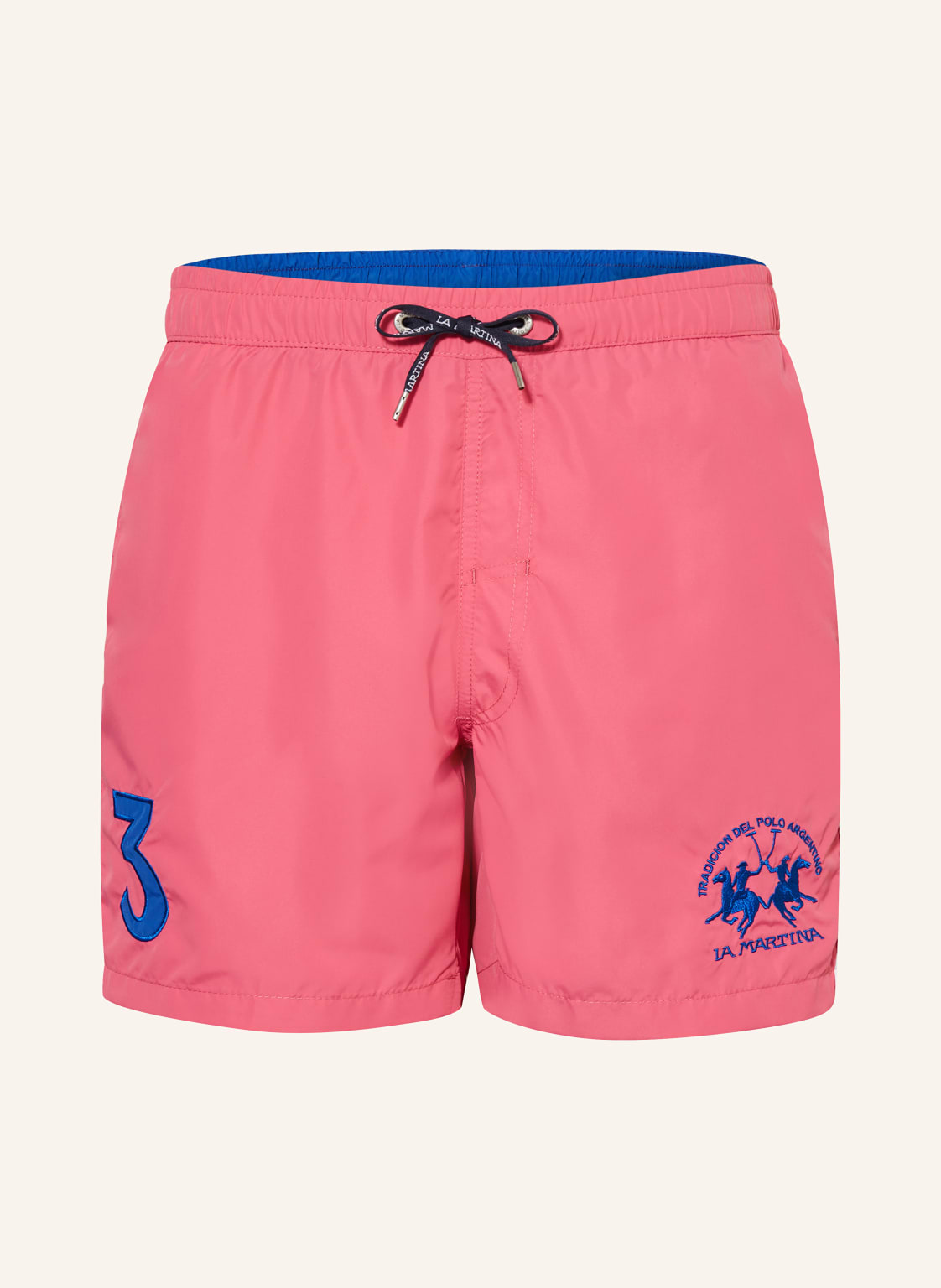 La Martina Badeshorts pink von LA MARTINA