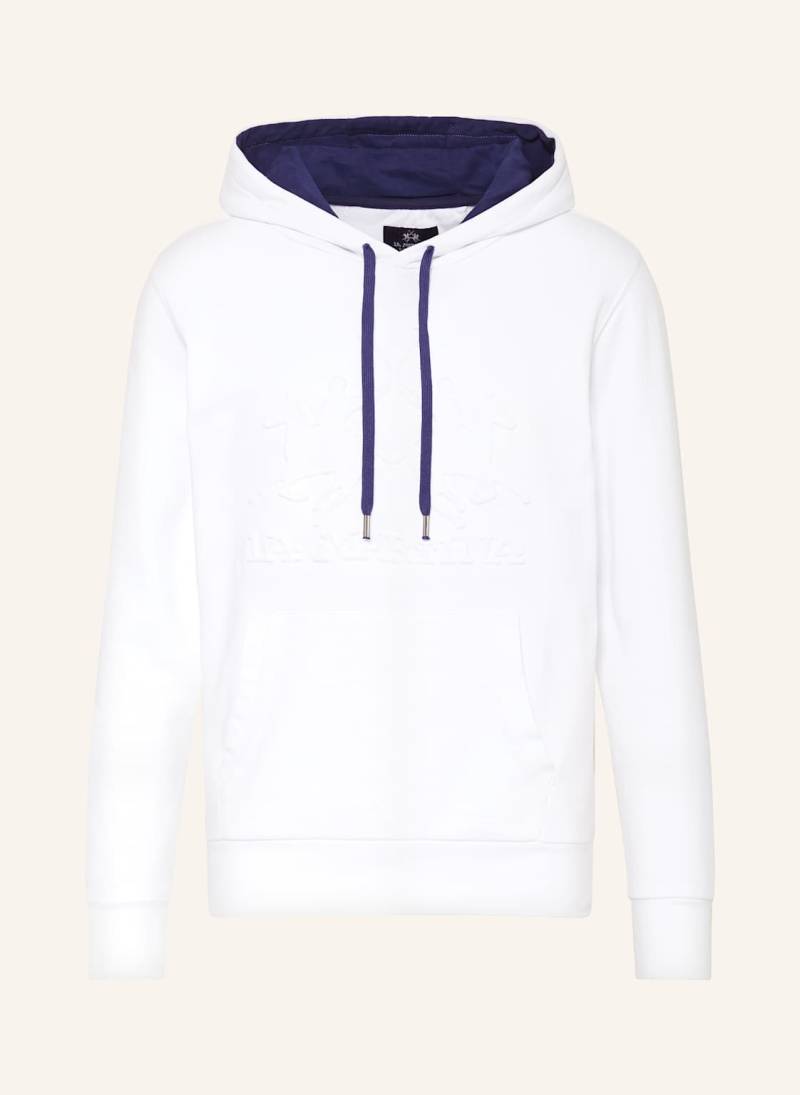 La Martina Hoodie weiss von LA MARTINA