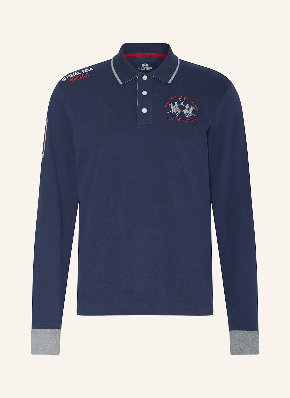 La Martina Jersey-Poloshirt blau von LA MARTINA