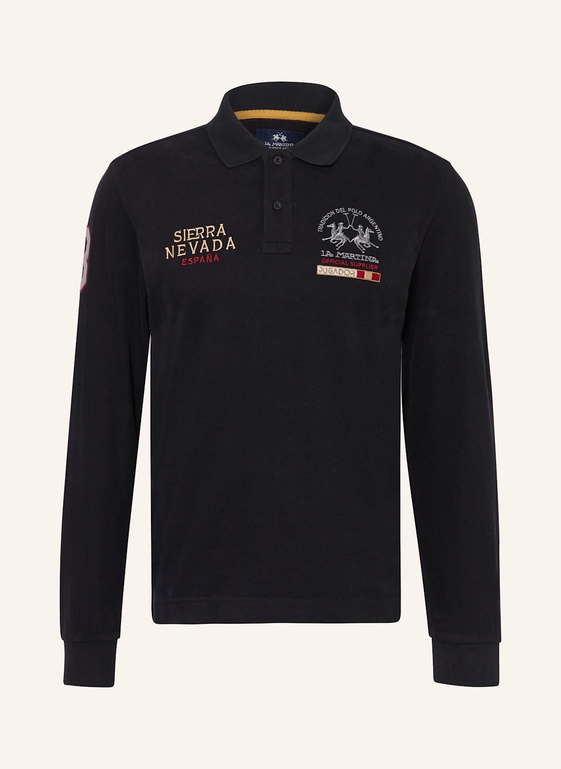 La Martina Jersey-Poloshirt schwarz von LA MARTINA