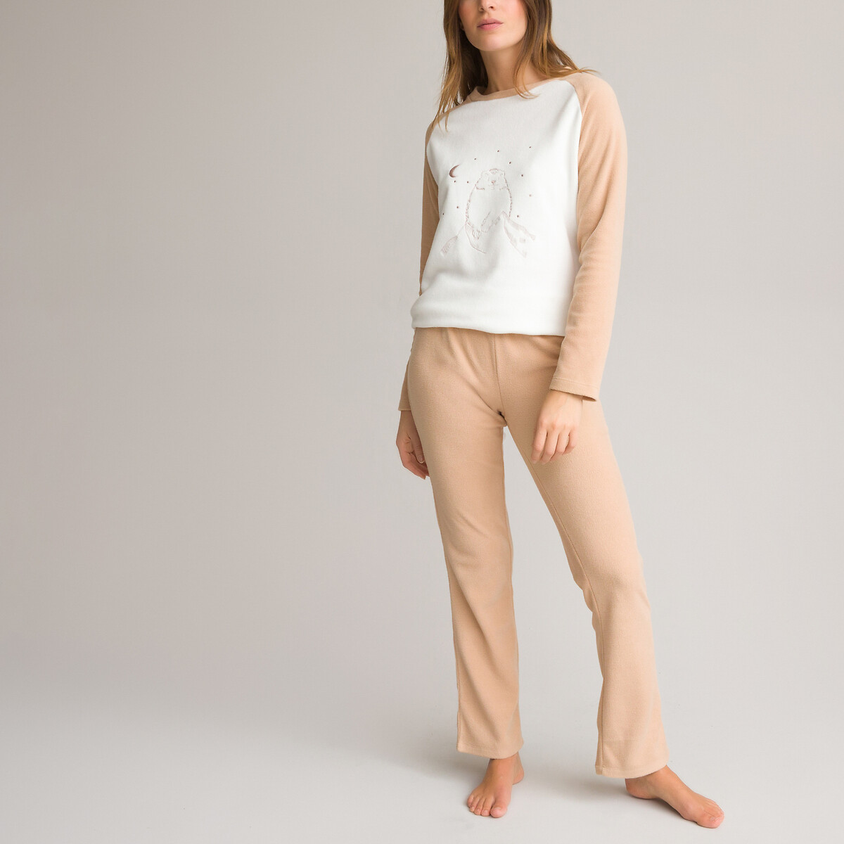 Pyjama aus Mikro-Fleece von LA REDOUTE COLLECTIONS