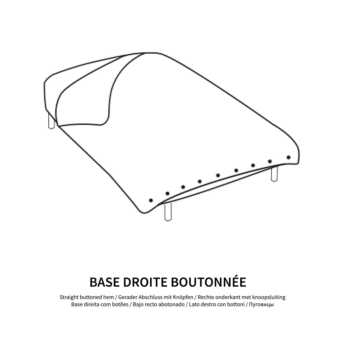 Duvetbezug Tivoli, 30% Recycling-Baumwolle von LA REDOUTE INTERIEURS