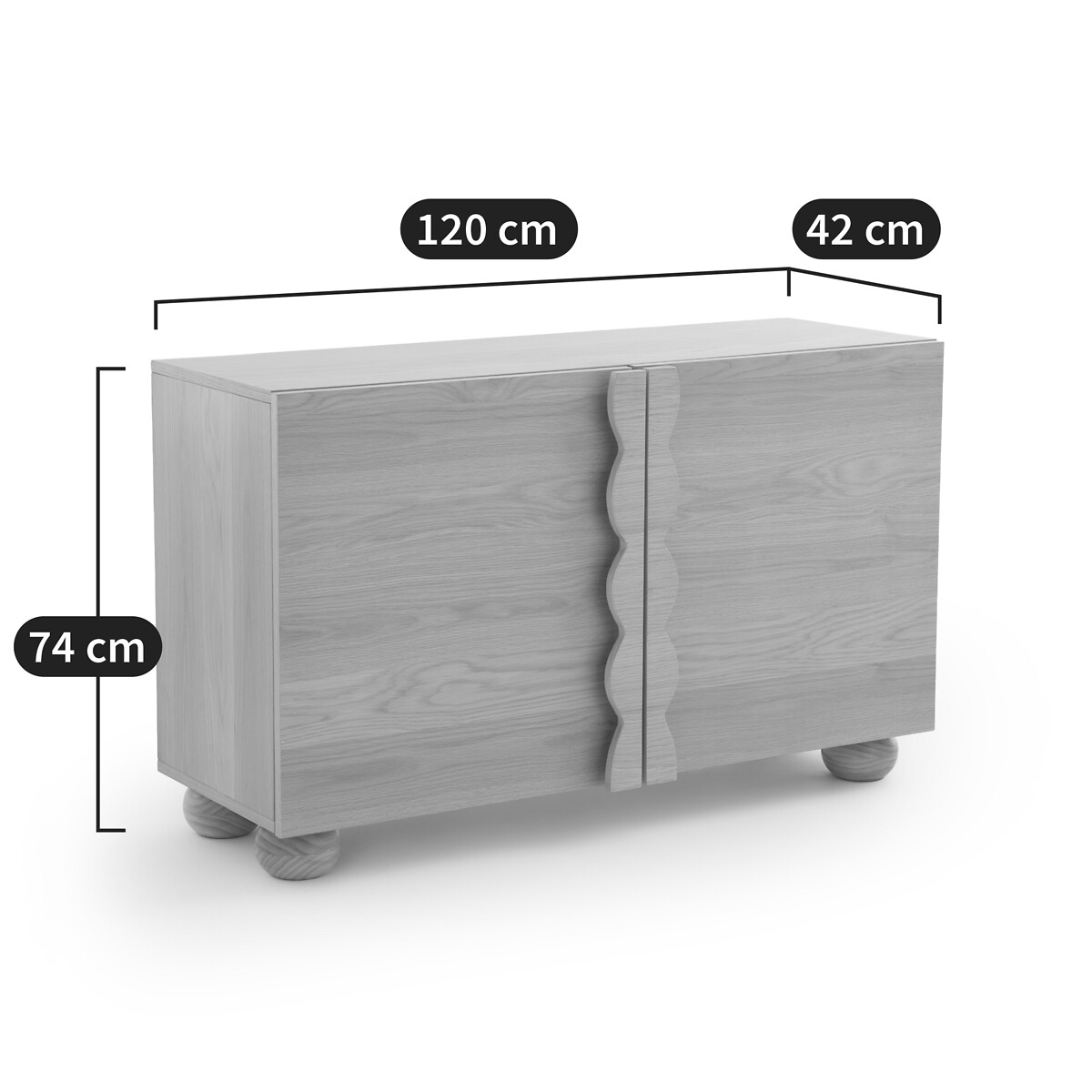 Sideboard Hagop mit 2 Türen von LA REDOUTE INTERIEURS