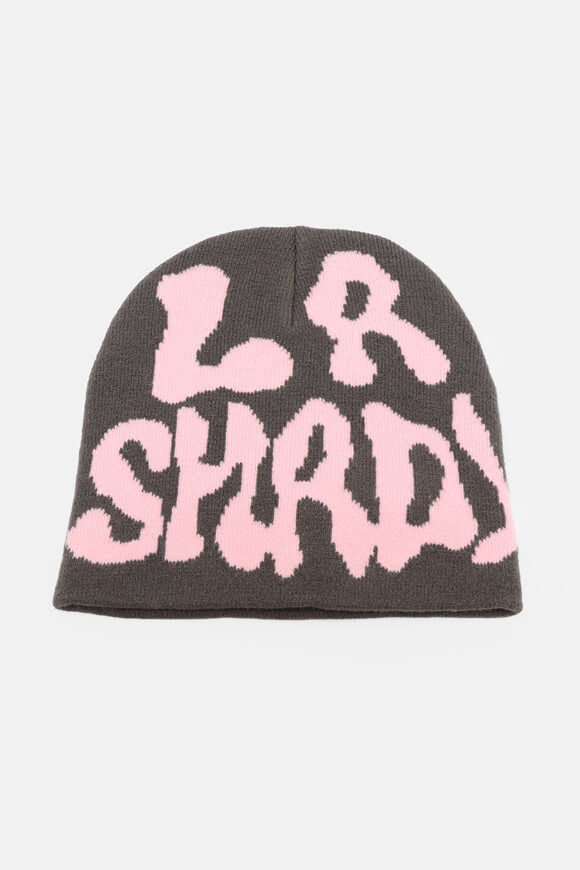 LA SHADY GIRLS Beanie | Dunkelgrau + Rosa | Mädchen  | Einheitsgroesse von LA SHADY GIRLS