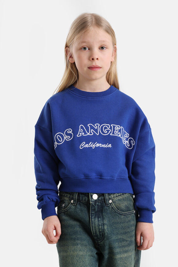 LA SHADY GIRLS Crop Sweatshirt | Royal | Mädchen  | 12 von LA SHADY GIRLS