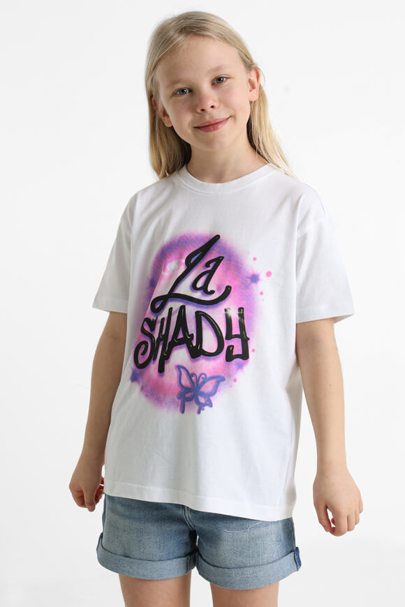 LA SHADY GIRLS Oversize T-Shirt | Weiss | Mädchen  | 10 von LA SHADY GIRLS