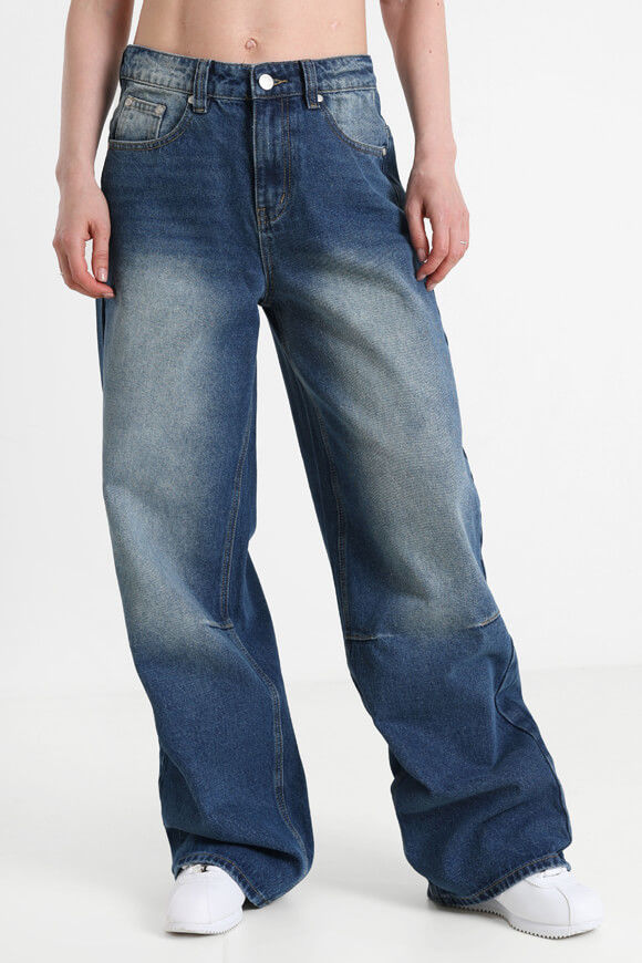 LA SHADY Baggy Jeans | Dunkelblau | Damen  | 34 von LA SHADY