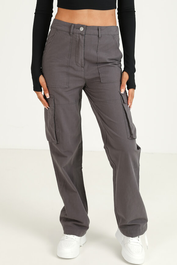 LA SHADY Cargohose | Dunkelgrau | Damen  | 32 von LA SHADY