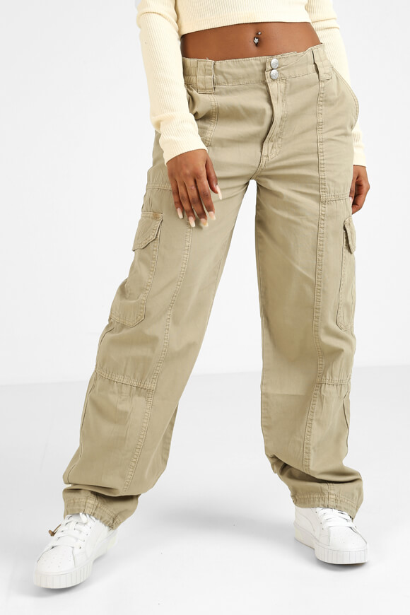 LA SHADY Cargohose | Beige | Damen  | 34 von LA SHADY