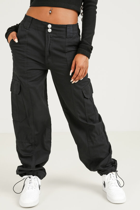 LA SHADY Cargohose | Schwarz | Damen  | 32 von LA SHADY