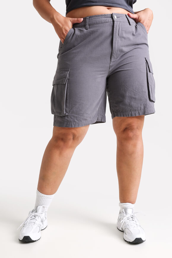 LA SHADY Cargoshorts | Dunkelgrau | Damen  | M von LA SHADY