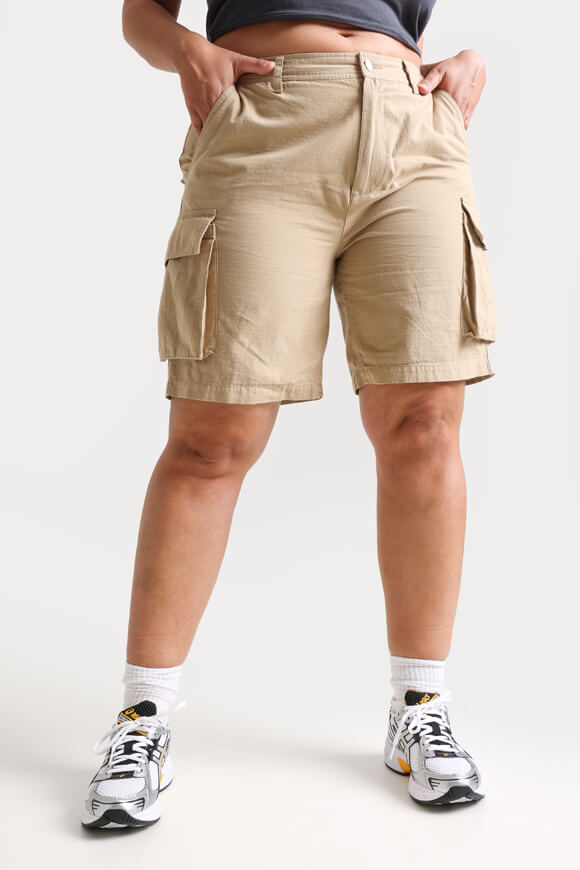 LA SHADY Cargoshorts | Beige | Damen  | L von LA SHADY